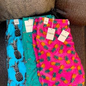 3 Men’s XXL swim trunks.